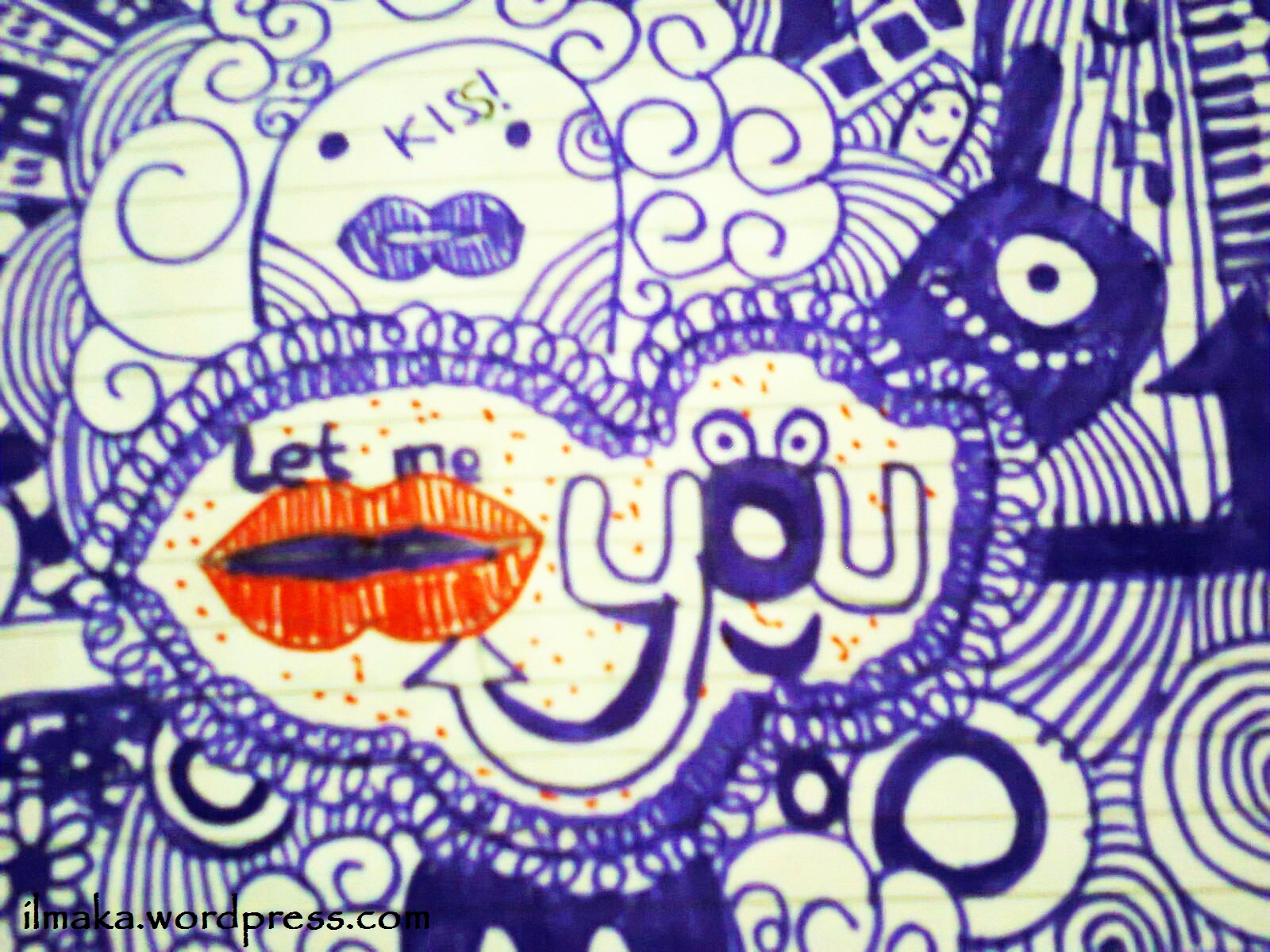 Let Me Kiss You Ilmakas Doodle